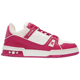 Louis Vuitton Trainer Sneaker Pink / White